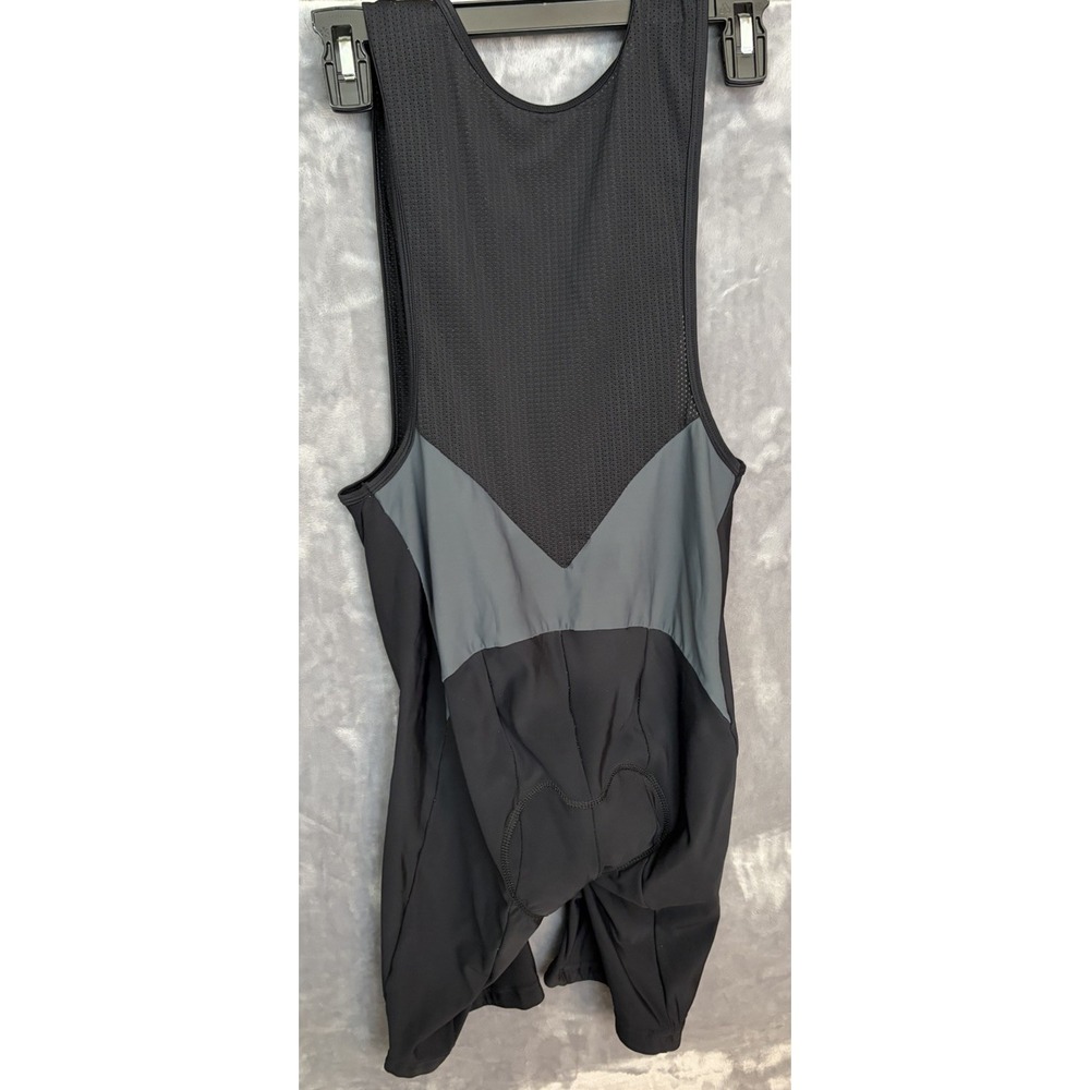De Marchi Men's XXL Black/Gray Cycling Bib Shorts Padded Mesh Made in Italy - Picture 5 of 9
